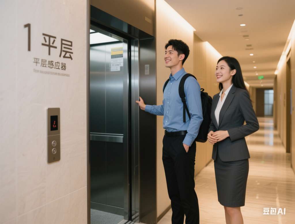 平层感应器电梯