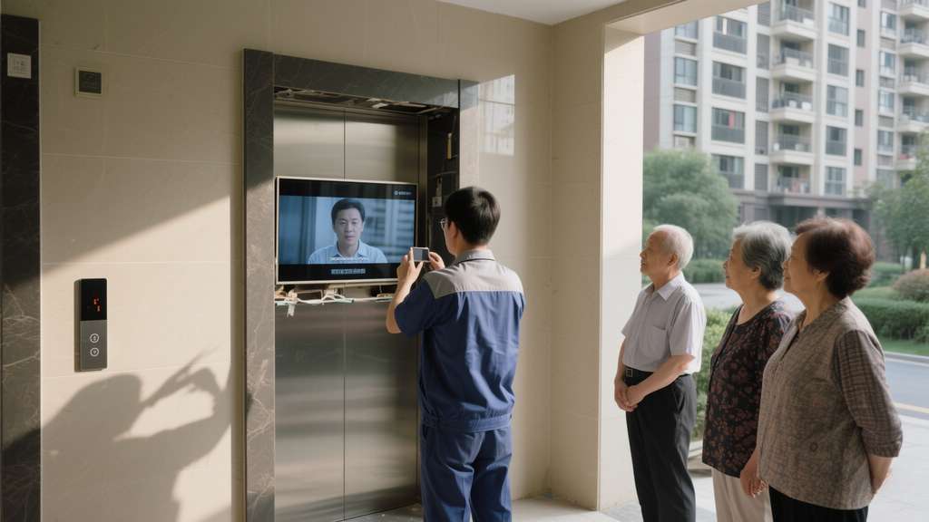 电梯多媒体屏幕视频怎么更换