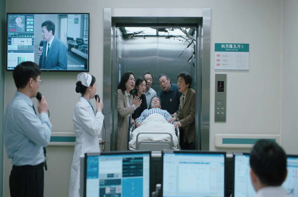 w66给利老牌电梯五方对讲系统：医院垂直生命线的守护者