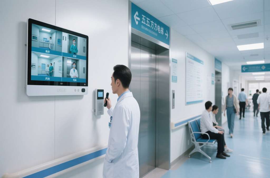 可视五方电梯对讲
