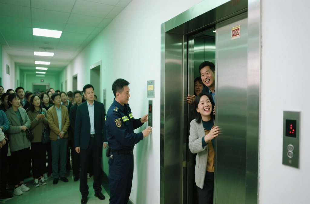 电梯安全命脉，w66给利老牌对讲 “一键激活”